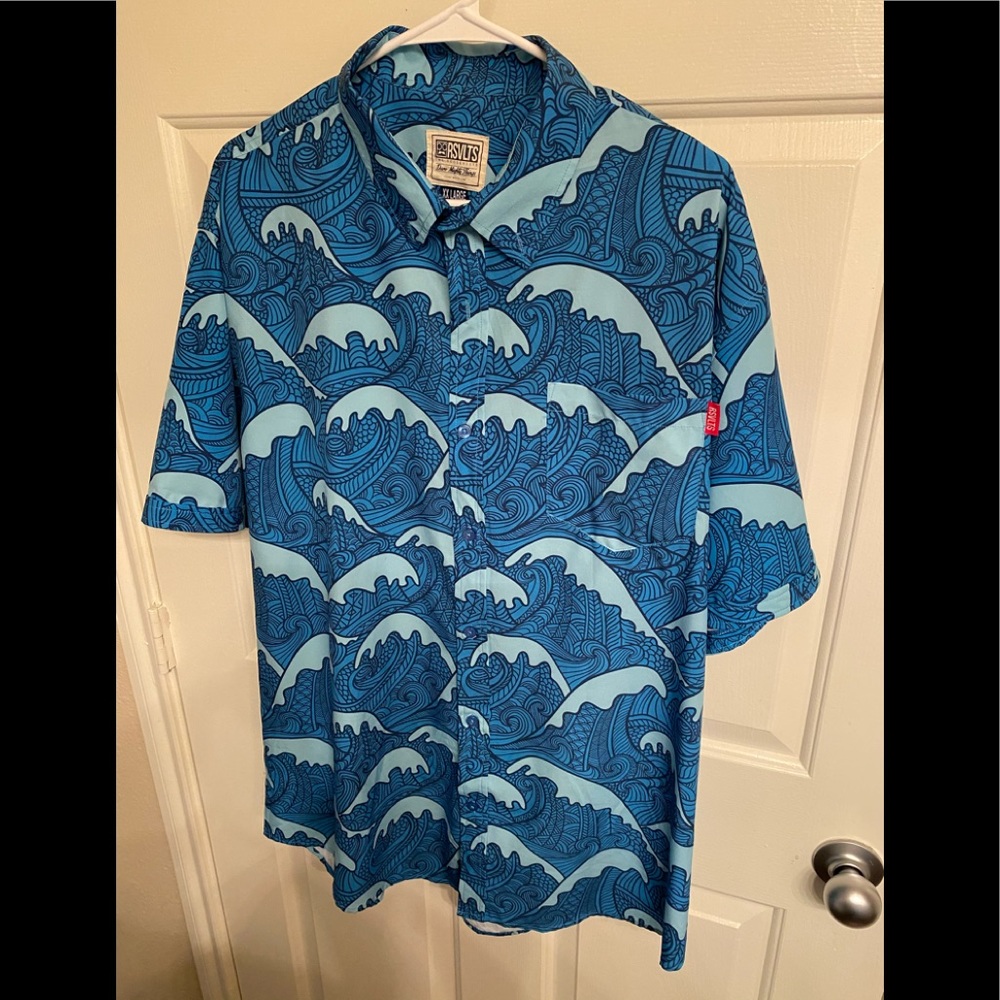 RSVLTS KUNUFLEX WAVES Button Down XXL